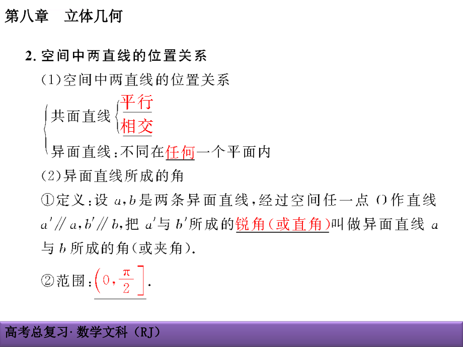 2018届高考文科数学第8章立体几何课件_第4页