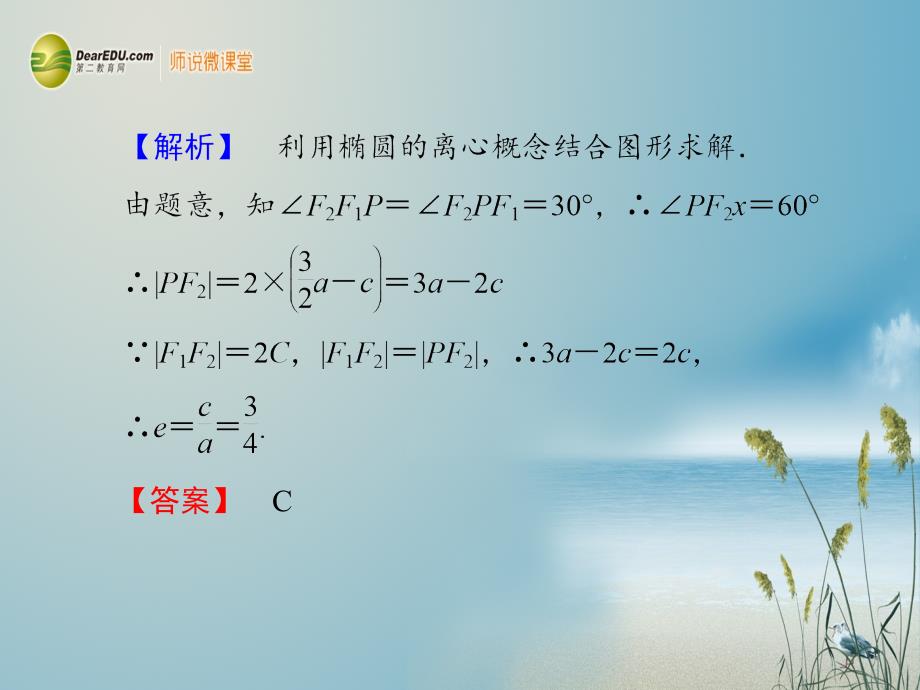 【高考核动力】高考数学 8-5椭圆课件 北师大版_第3页