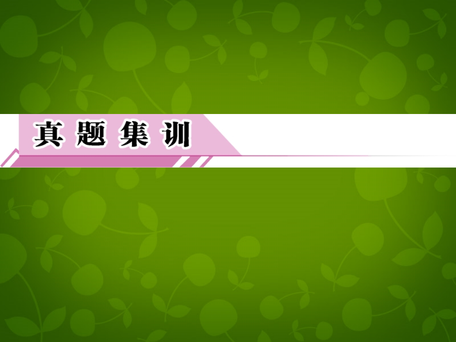 【高考四元聚焦】高三英语一轮复习（自主复习 考点演练 真题集训）语法篇 词类 第4节 形容词和副词(1)课件_第4页