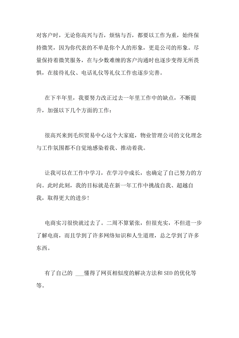 2021年电子商务个人工作总结精品_第2页