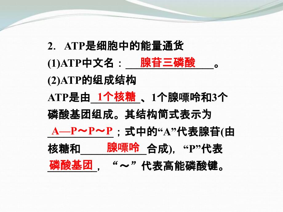 【高考导航】高考生物 第三单元第6讲 细胞的代谢复习课件 新人教版_第4页