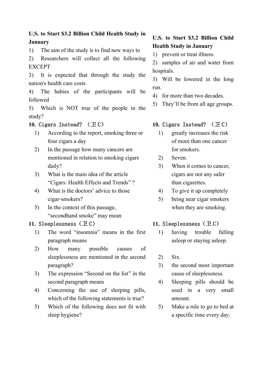 2014职称英语卫生阅读理解-_第4页