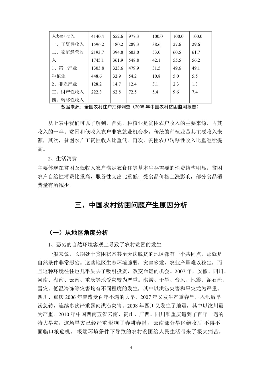 农村贫困问题产生的原因及对策-_第4页