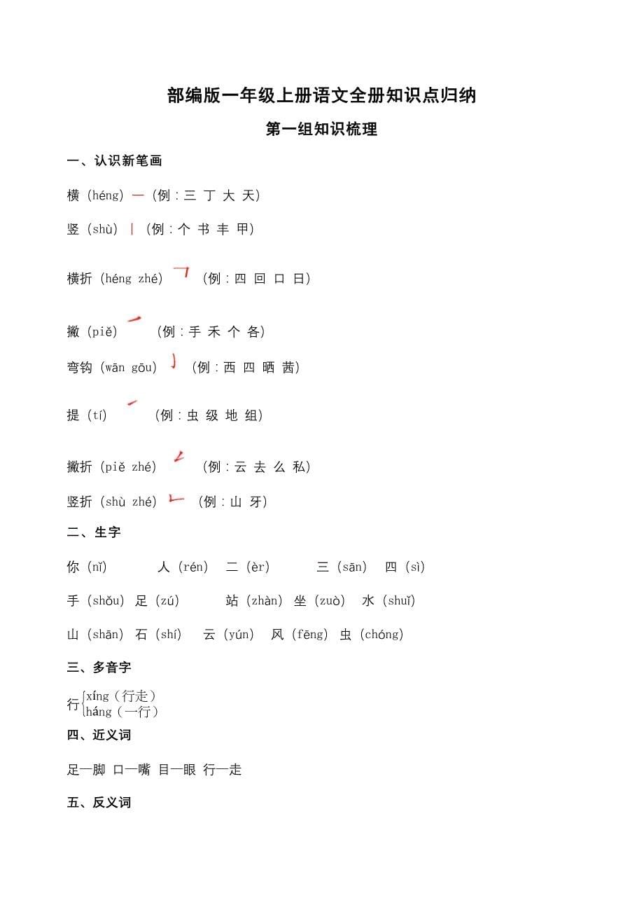 小学一年级语文上册生字表(注音)-_第5页