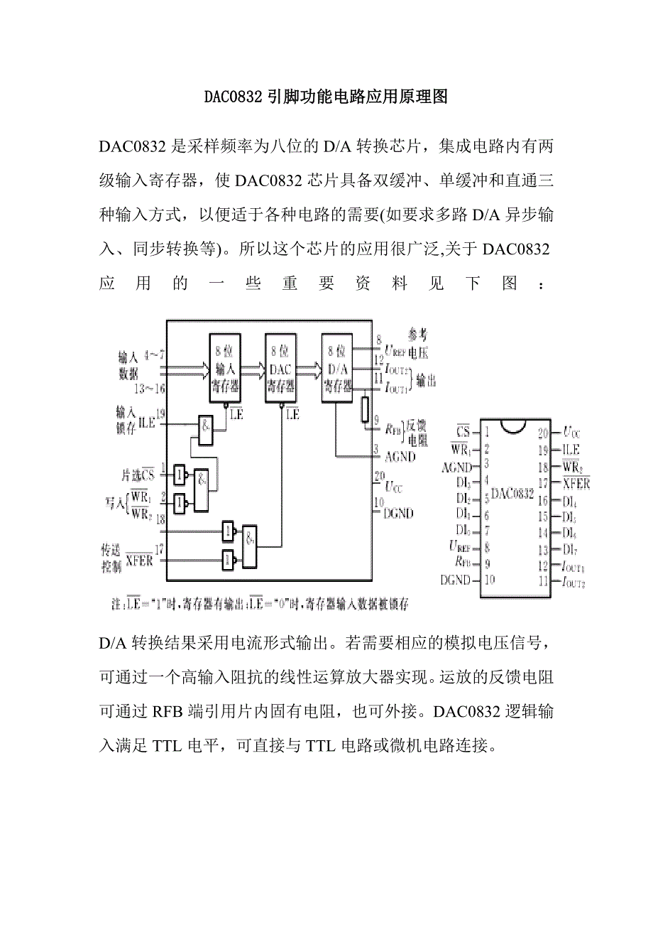 DAC0832中文资料 ._第1页