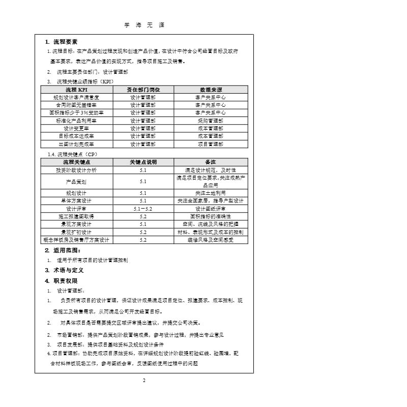 管理咨询资料：XX房地产公司设计管理程序（9月11日）.pptx_第2页