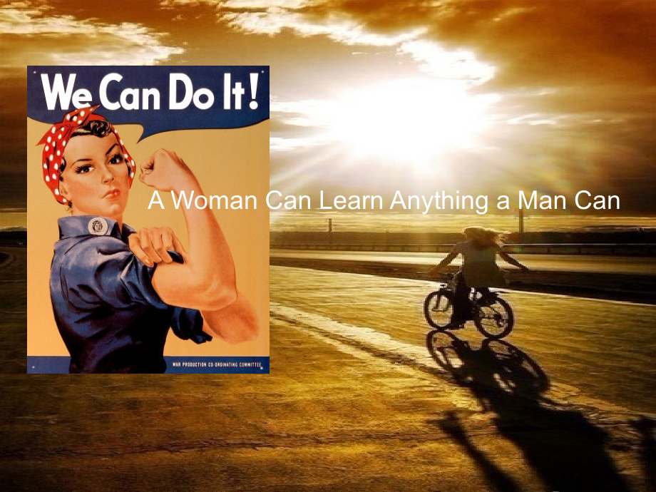 unit six A woman can learn anything a man can全新版大学英语(第二版)._第1页