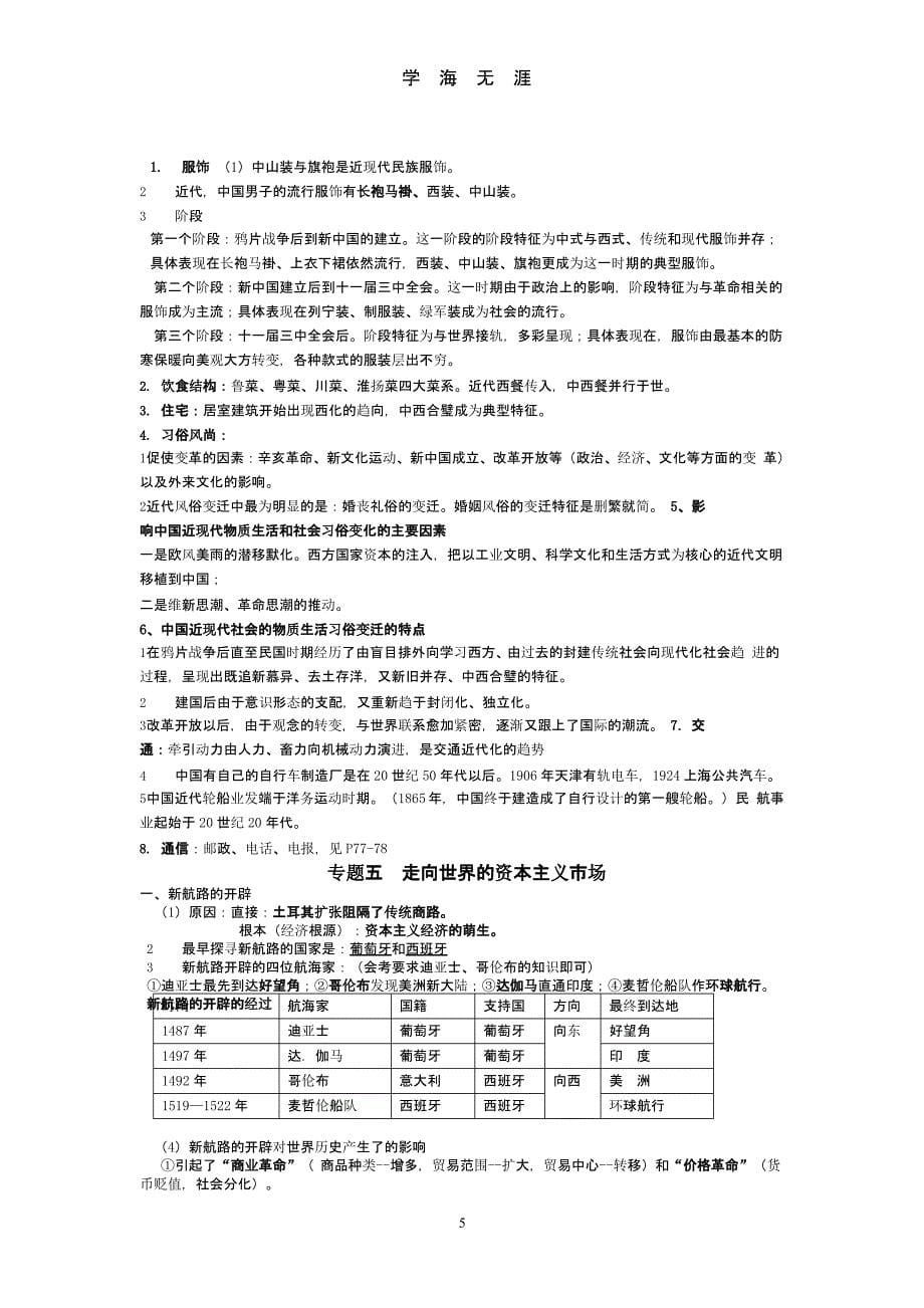 高一历史必修二复习提纲（9月11日）.pptx_第5页