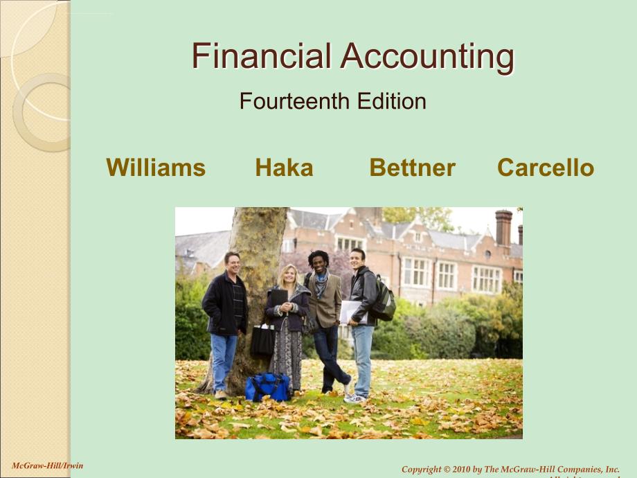 financial accouting chapter1金融会计英文原版课件(含解说注释)_第1页