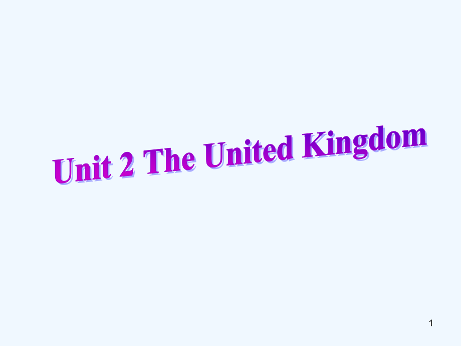 高中英语 U2 the united kingdom课件 新人教版必修5_第1页