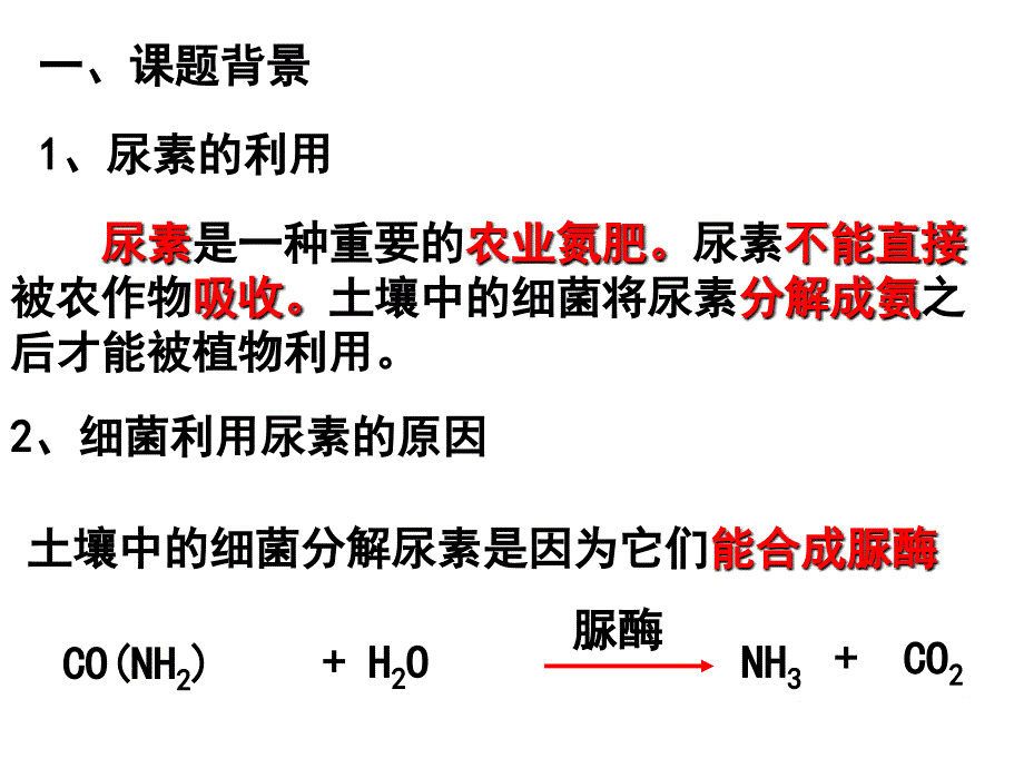 （牛逼）土壤中分解尿素的细菌的分离与计数定稿课件_第2页