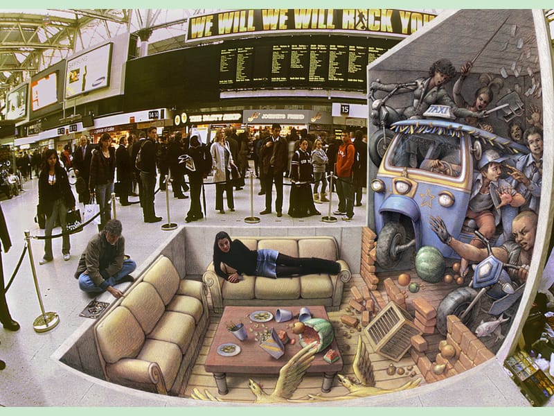 Kurt Wenner 3D立体街头绘画欣赏（全2集）课件_第3页