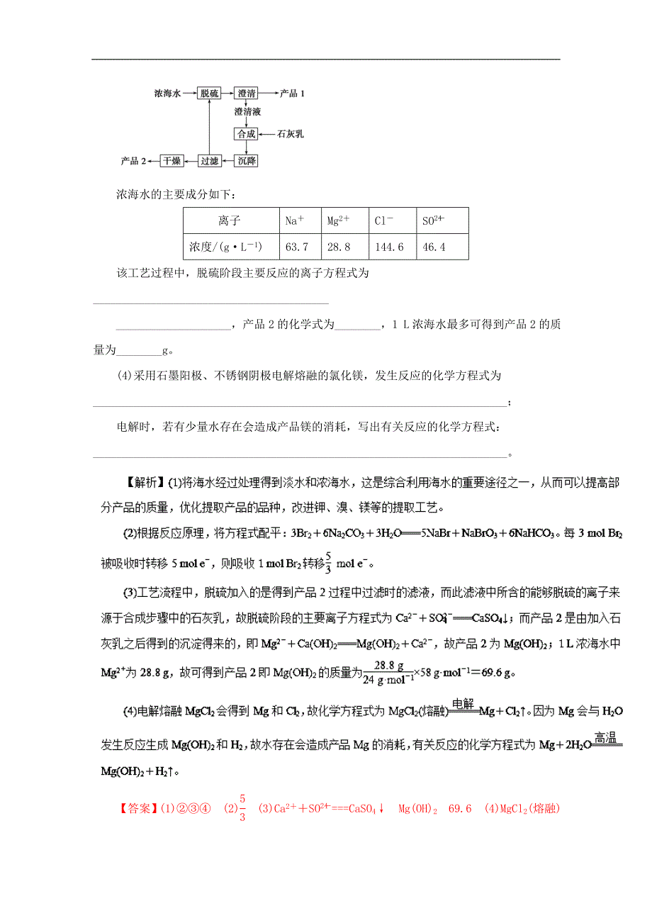 高考化学命题猜想 专题16 化学与技术（含解析）_第3页