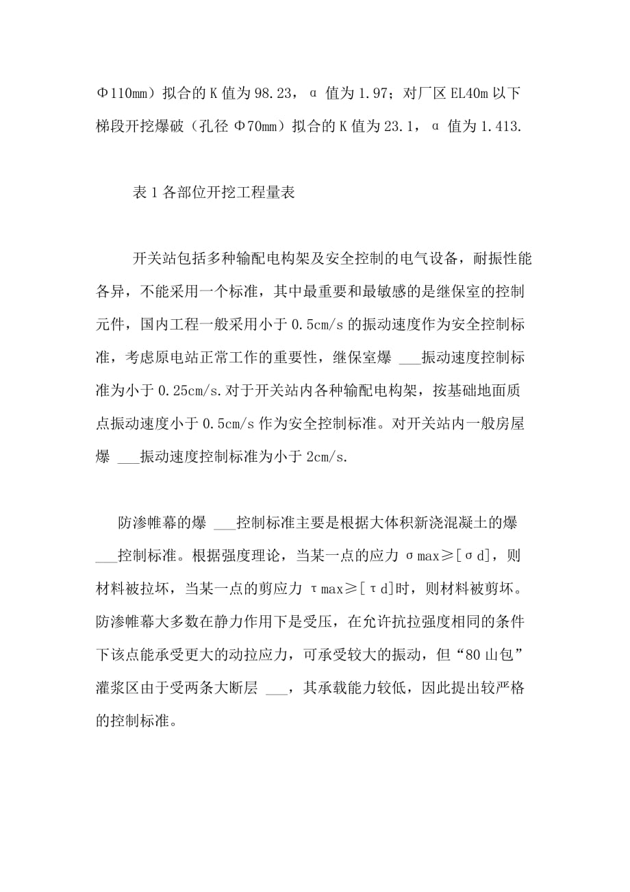 2020年江西柘林水电站扩建工程爆破控制设计_第4页