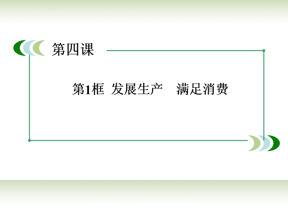 高中政治 4-1发展生产满足消费课件 新人教必修1_第4页