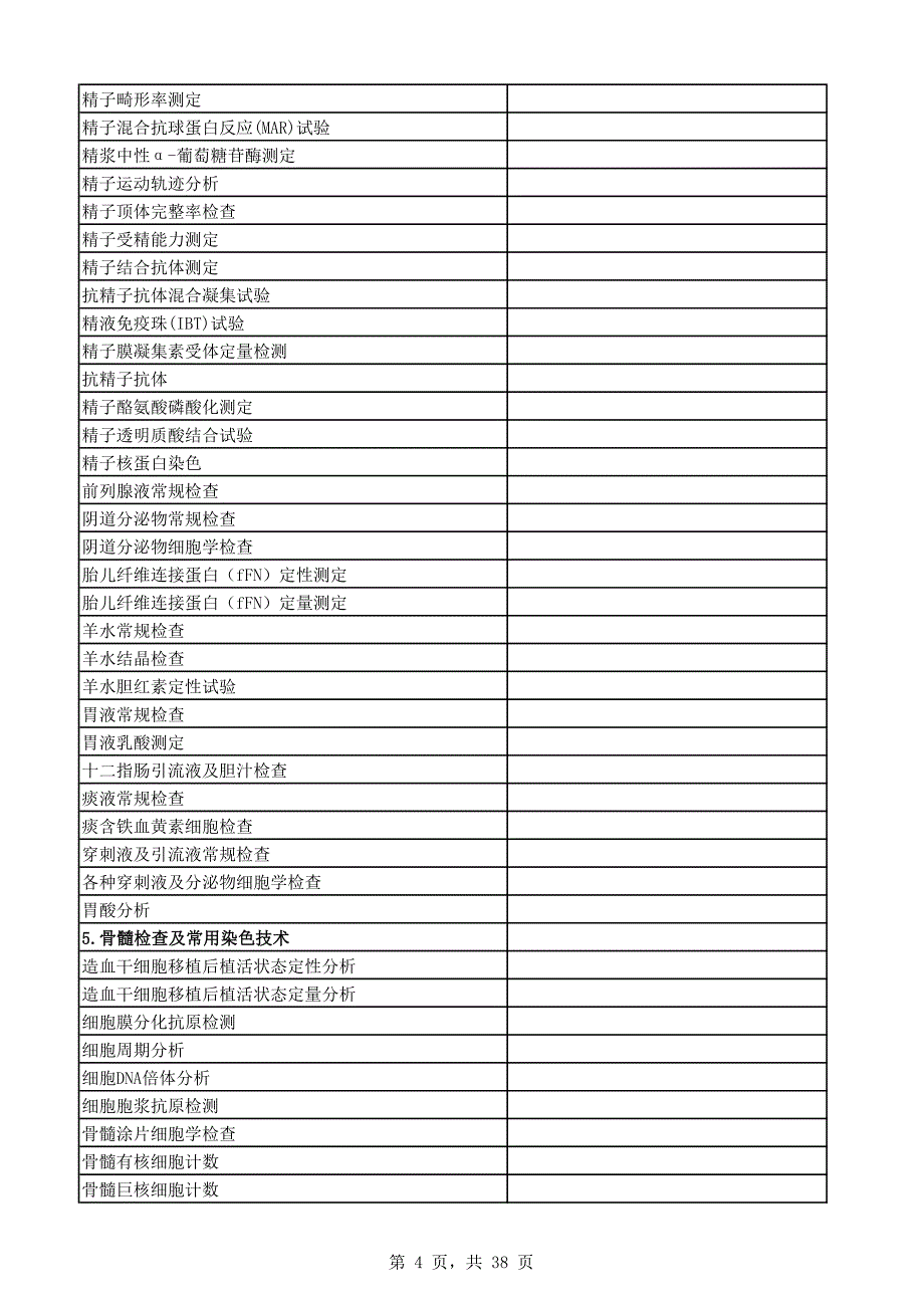 《医疗机构临床检验项目目录》(2013年版)-_第4页