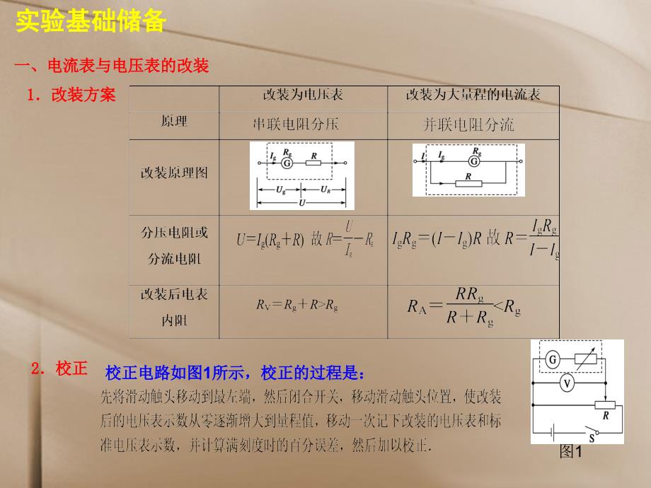 【步步高】高考物理一轮 （基础实验要求 规律方法总结）实验十 练习使用多用电表课件 新人教_第2页