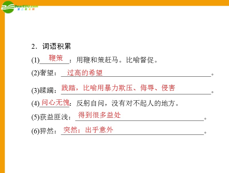 七年级语文上册 第二单元 9 我的信念配套课件 人教新课标_第3页