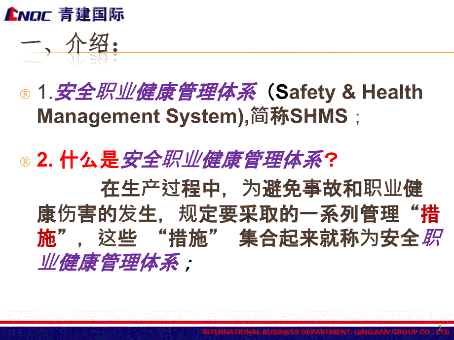 安全职业健康管理体系1精编版_第2页