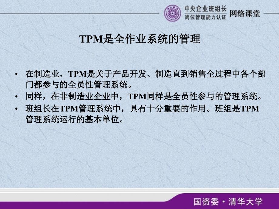班组TPM(中央企业班组长教程)精编版_第3页