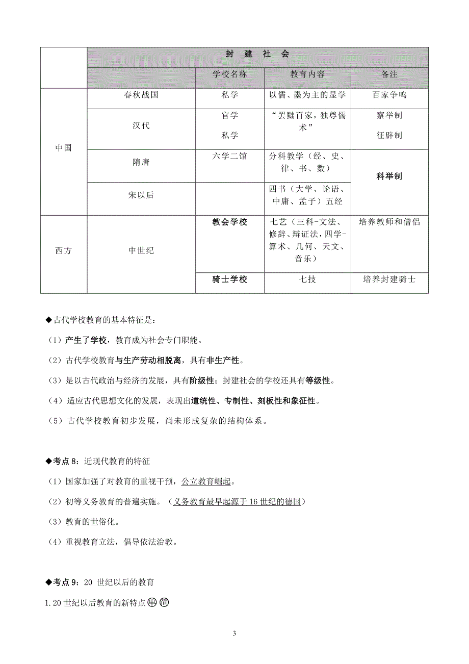 2021年中学教育知识与能力考点整理（最新版_第3页