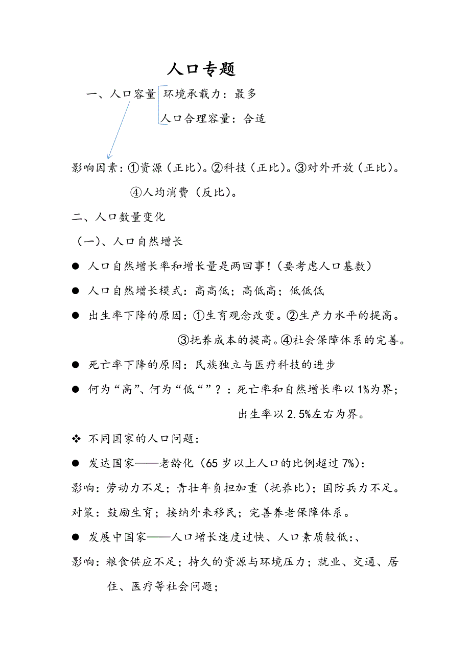 高考人文地理核心知识点总结._第1页