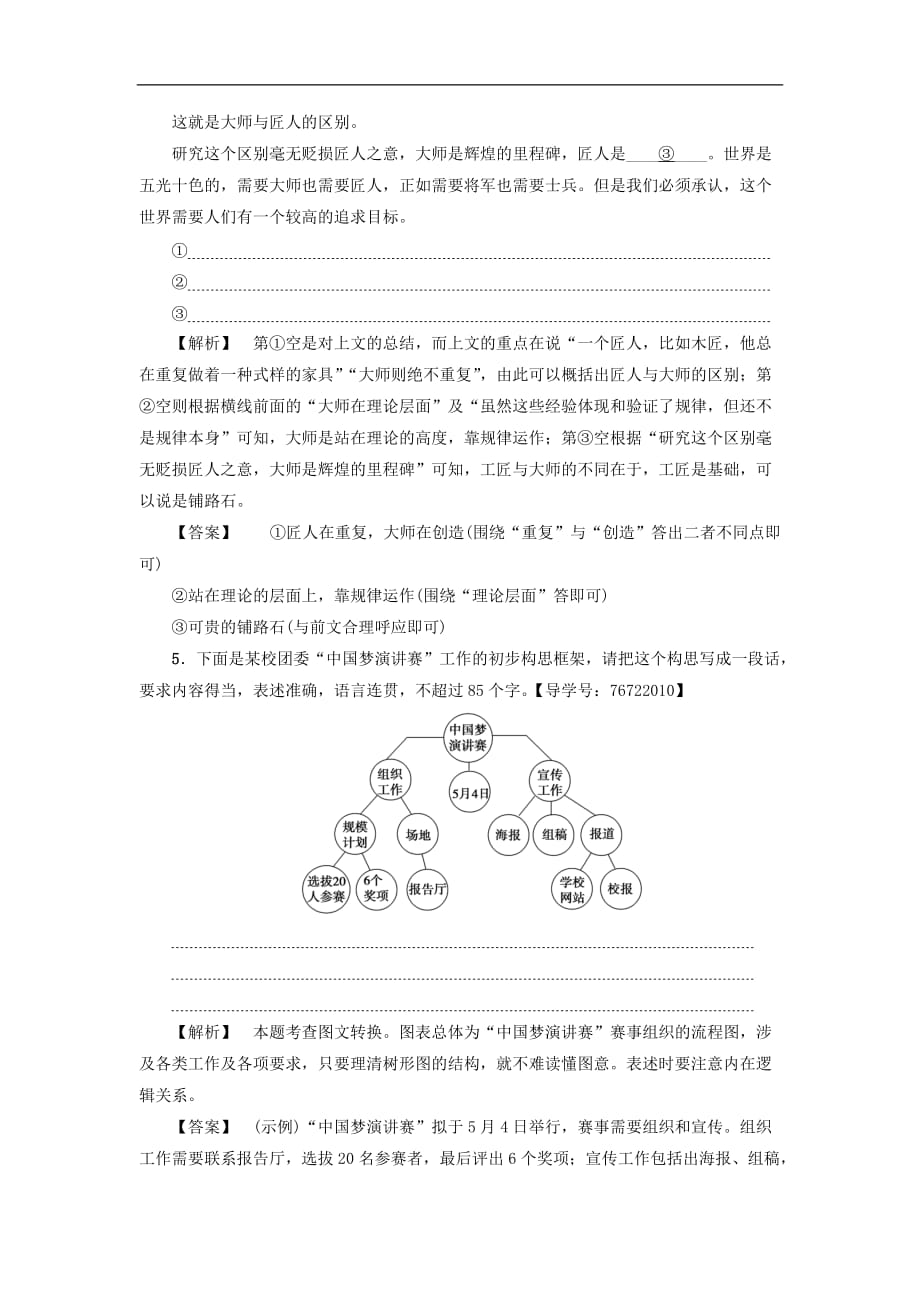 高中语文 第1单元 汉字王国中的“人”学业分层测评 苏教版必修3_第3页