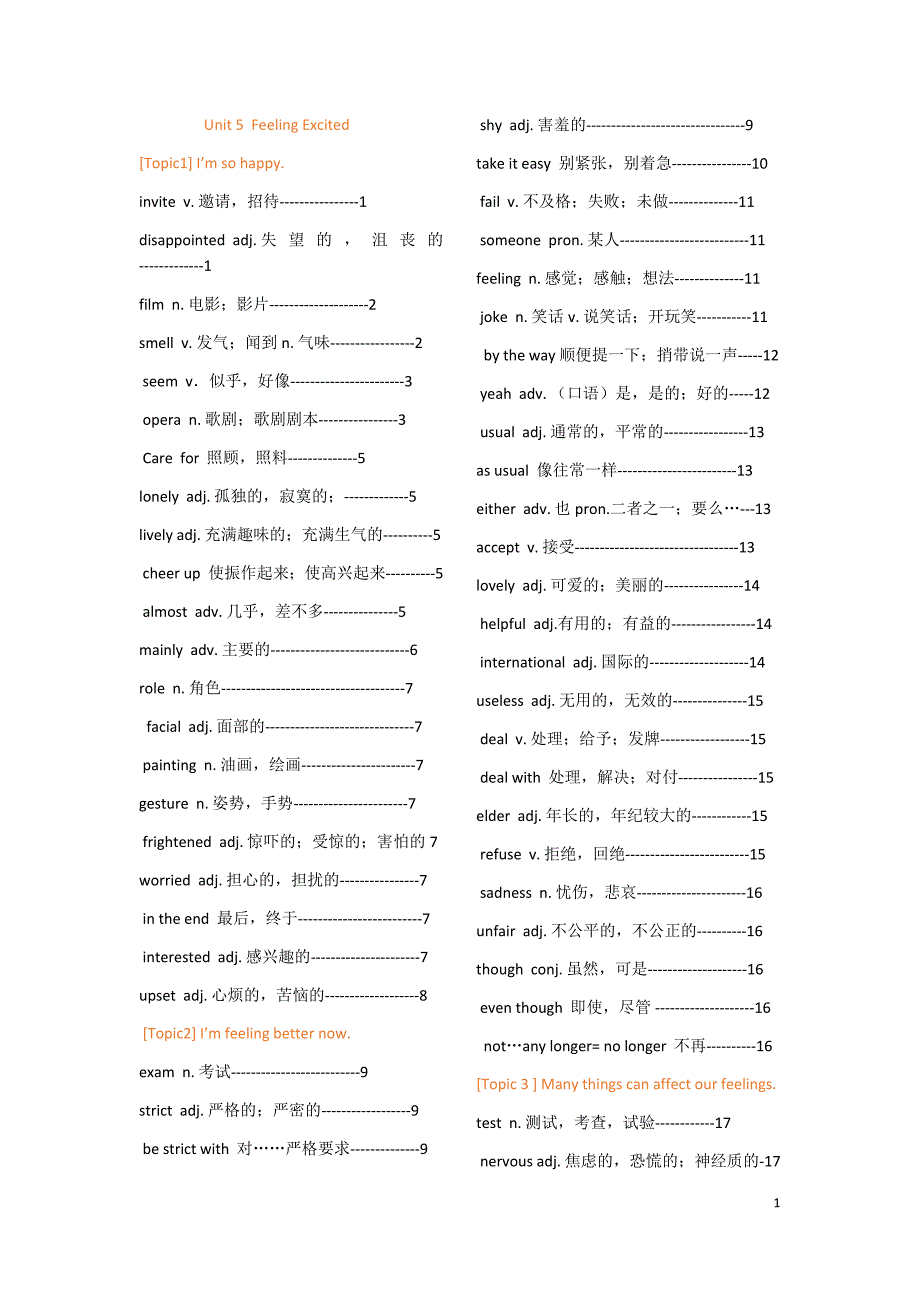 仁爱英语八年级下册单词表-_第1页