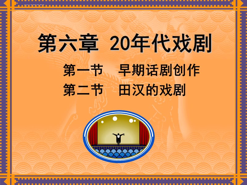 第六章 20年代戏剧课件_第1页