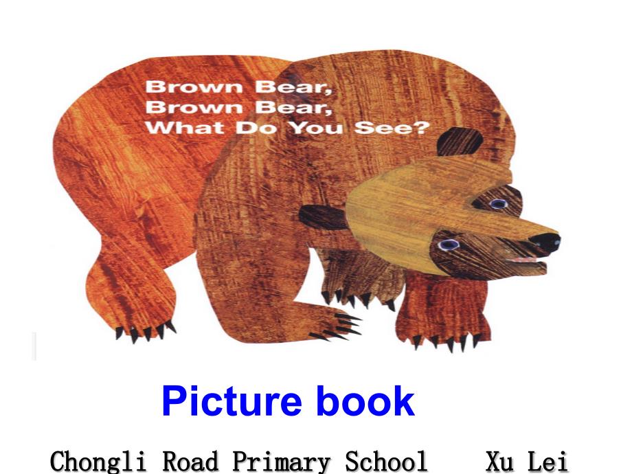 绘本课件-brown bear._第1页