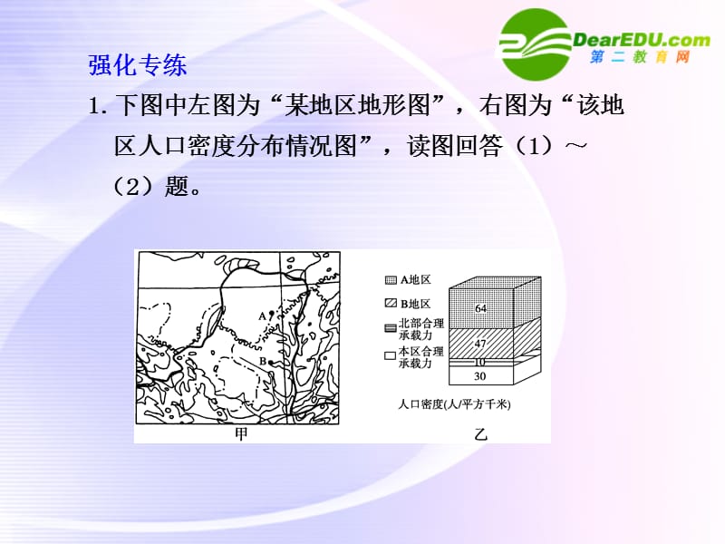 高考地理 第1章第3课时 人口的合理容量课件 新人教必修2_第4页