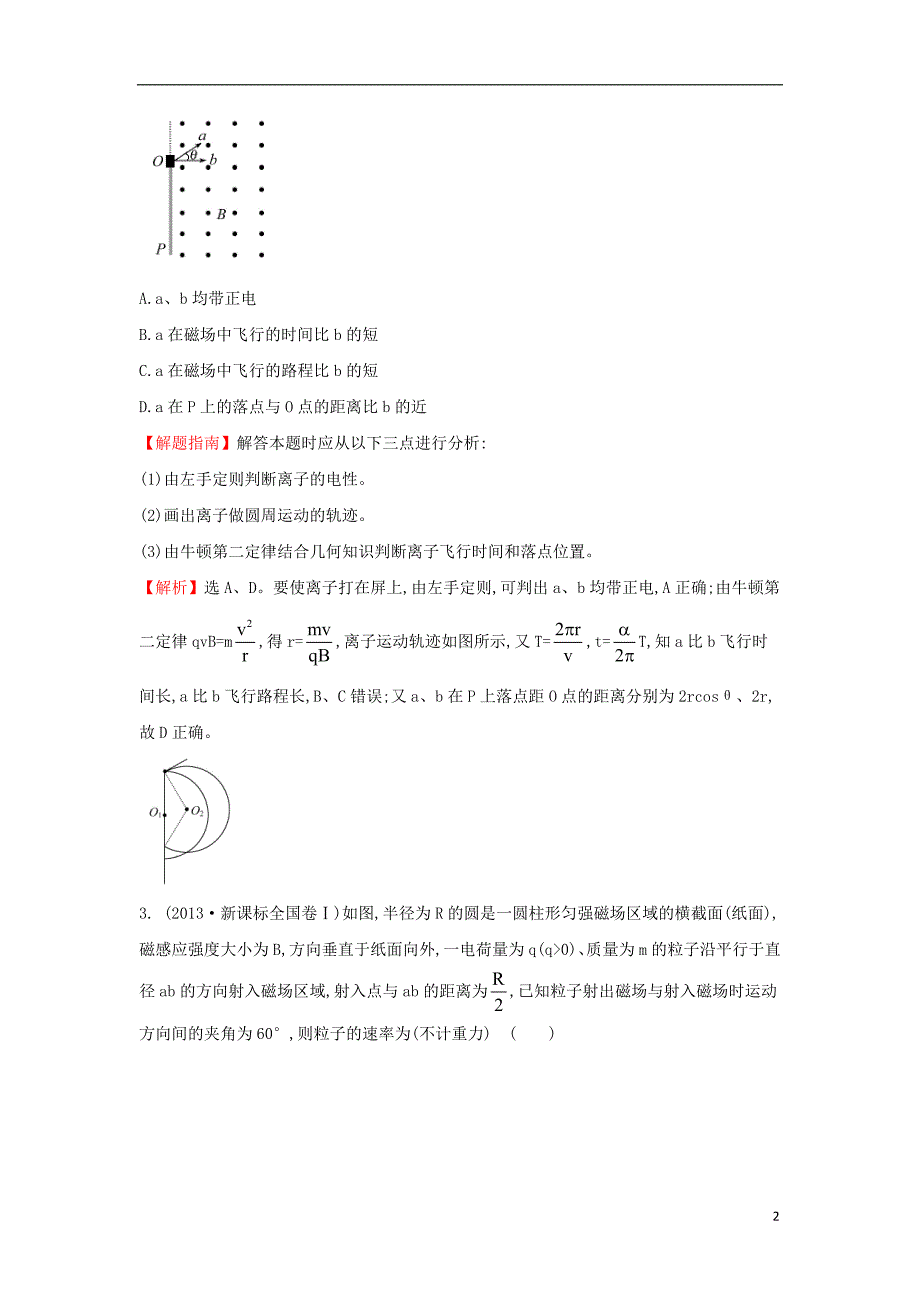 高中物理 考点10 磁场（含2013年高考试题）新人教版_第2页