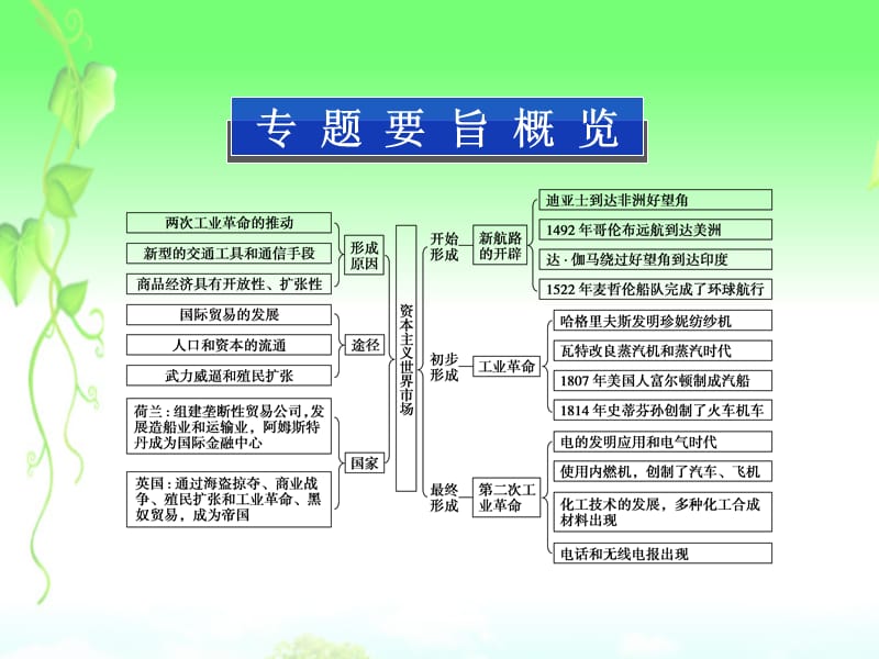 高考历史一轮复习 专题九 专题高效总结课件 新人教必修2_第2页