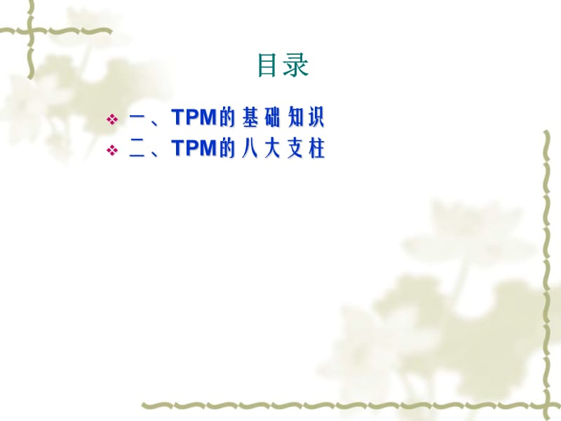 全面生产维护(TPM)讲义精编版_第2页
