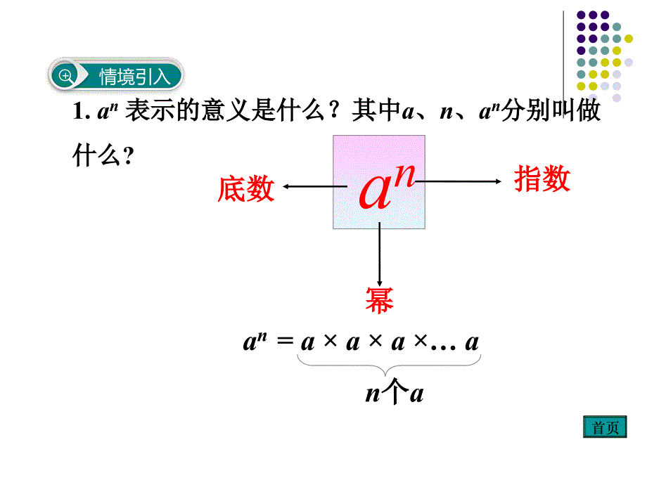 七年级数学下册(沪科版)课件：8.1.1同底数幂的乘法_第2页