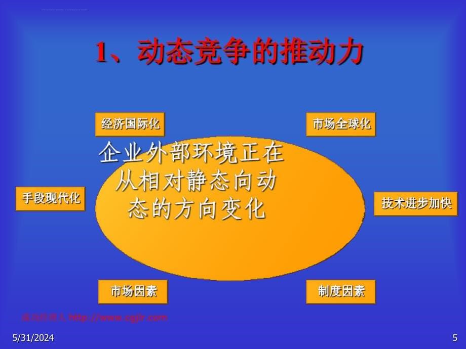 蓝海林动态条件下的竞争策略课件_第5页