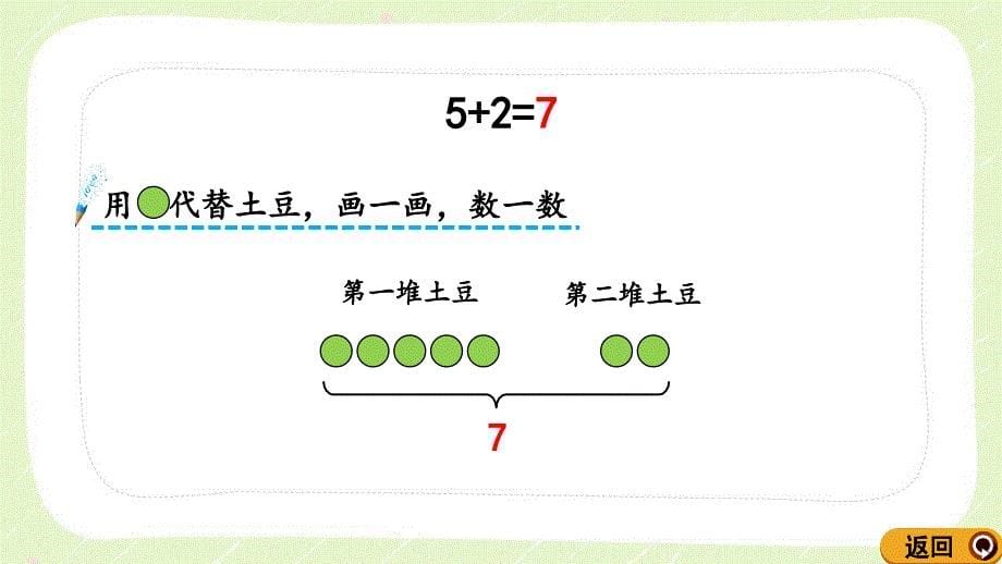 北师大版一年级数学上册第三单元3.8《7的加减法》课件_第5页