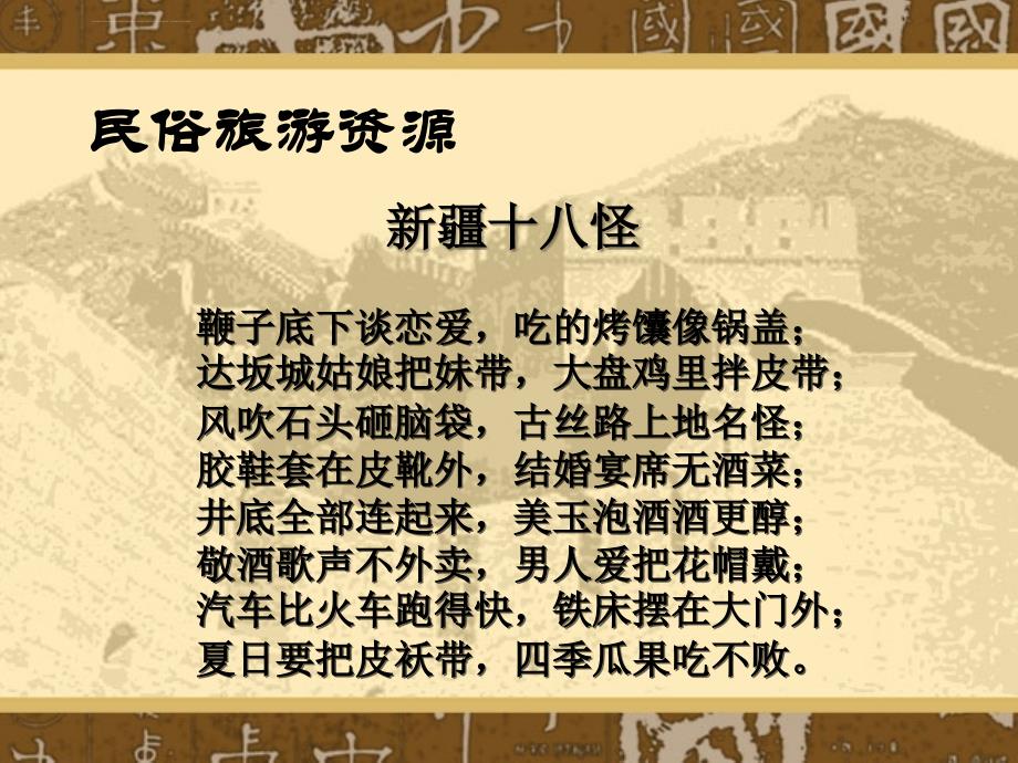 中国旅游地理之民俗旅游课件_第3页