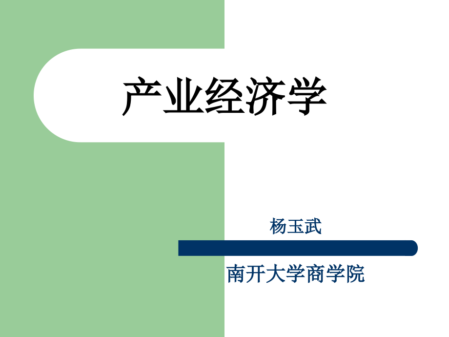 1259编号产业经济学 南开大学商学院课件_第1页