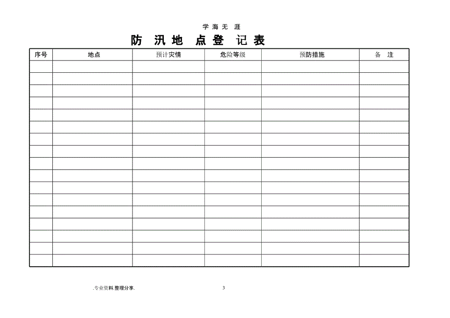 防汛台帐、防洪台账、防雨台账[通用].pptx_第3页