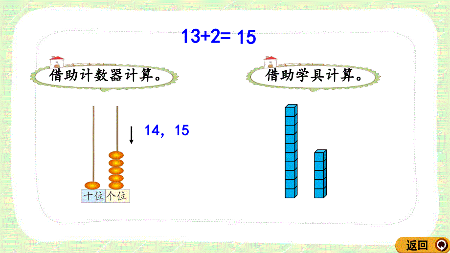 北师大版一年级数学上册第七单元7.3《20以内数的不进位加法和不退位减法》课件_第4页