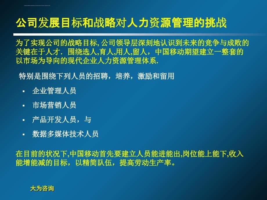 人力资源管理战略规划―高层管理汇报会课件_第5页