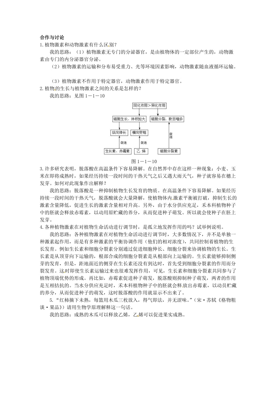 高中生物植物体内的其他激素素材（1）中图版必修3_第2页