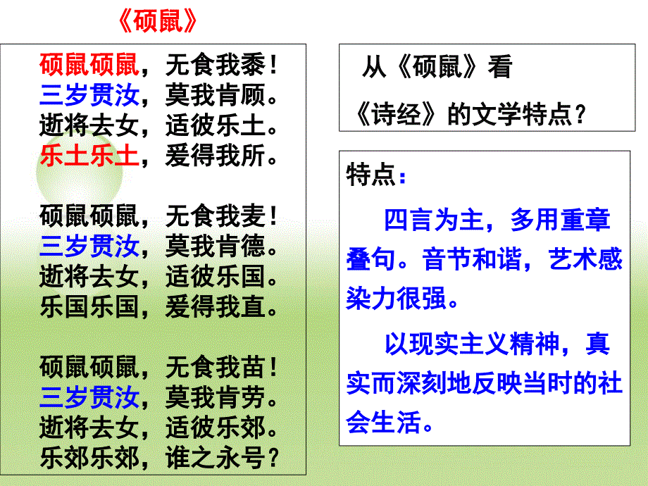 中国古典文学的时代特色PPT课件 人民版_第4页