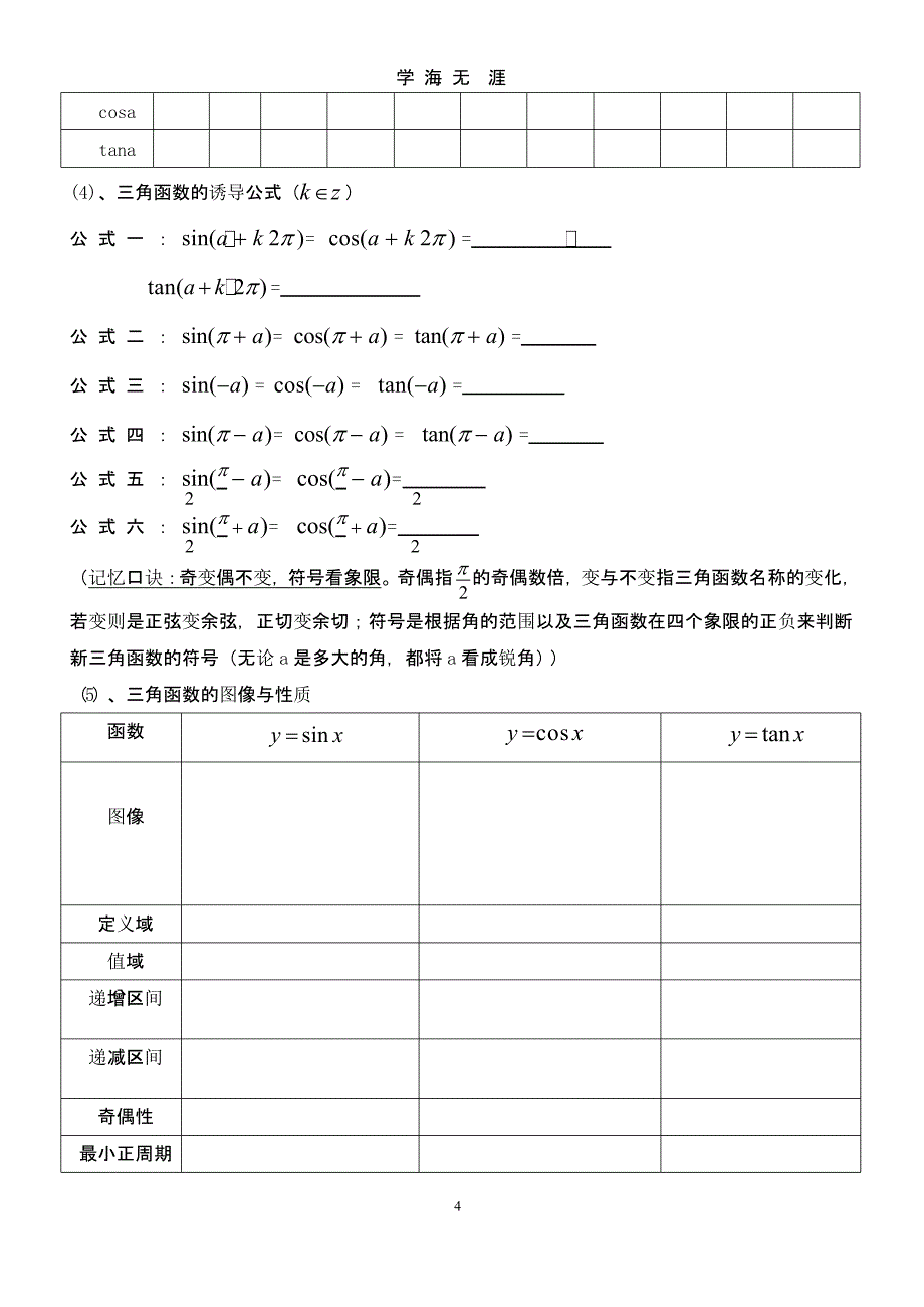 高中数学常用公式及知识点总结 (2).pptx_第4页