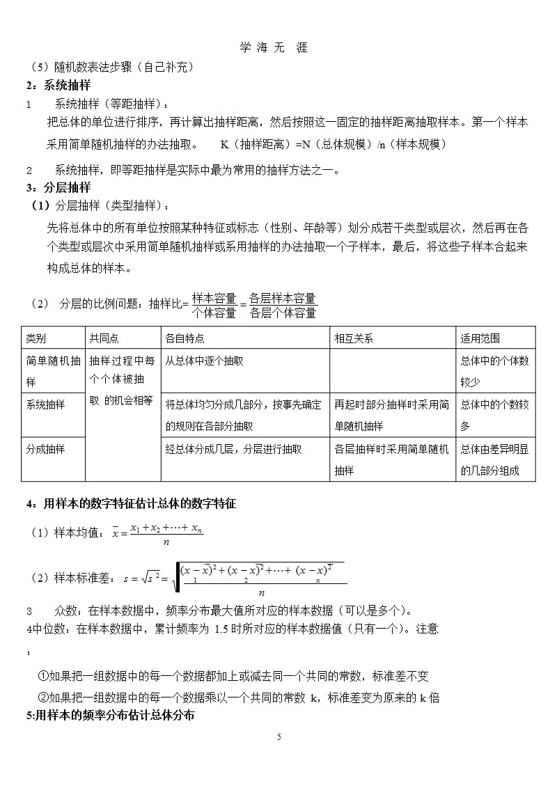 高中数学必修3知识点总结 (3).pptx_第5页