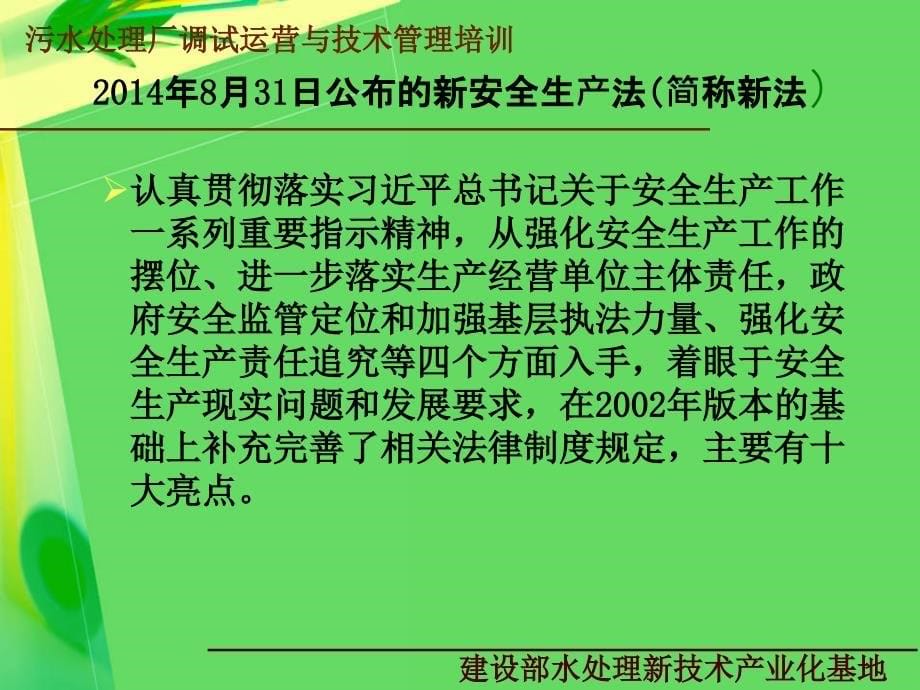 新版城镇排水系统安全生产的组织实施和监督管理精编版_第5页