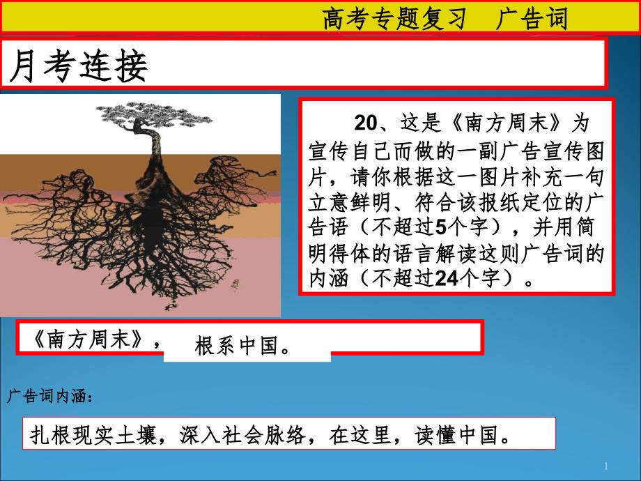 中考开场白结束语优秀PPT_第1页