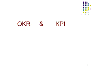 详解OKR与KPI的区别PPT