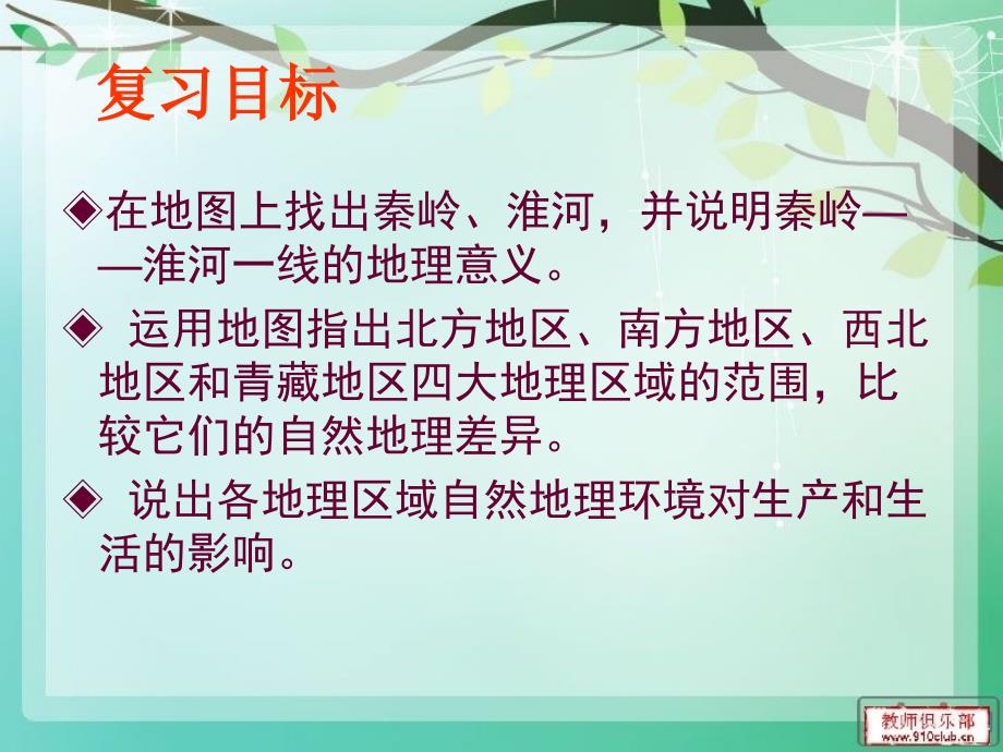 人教版八年级下册地理第五章复习课课件_第4页